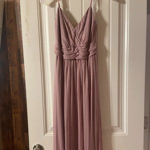 Davids Bridal Bridesmaid dress, size 2, dusty rose